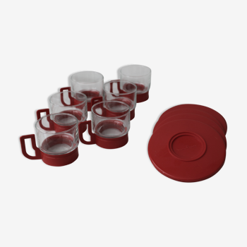 6 tasses à café Moulinex