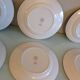 Six flat plates decor Sully by Ceranord/ vintage 50/60s