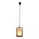 Vintage glass and metal pendant, Italy, 1970s