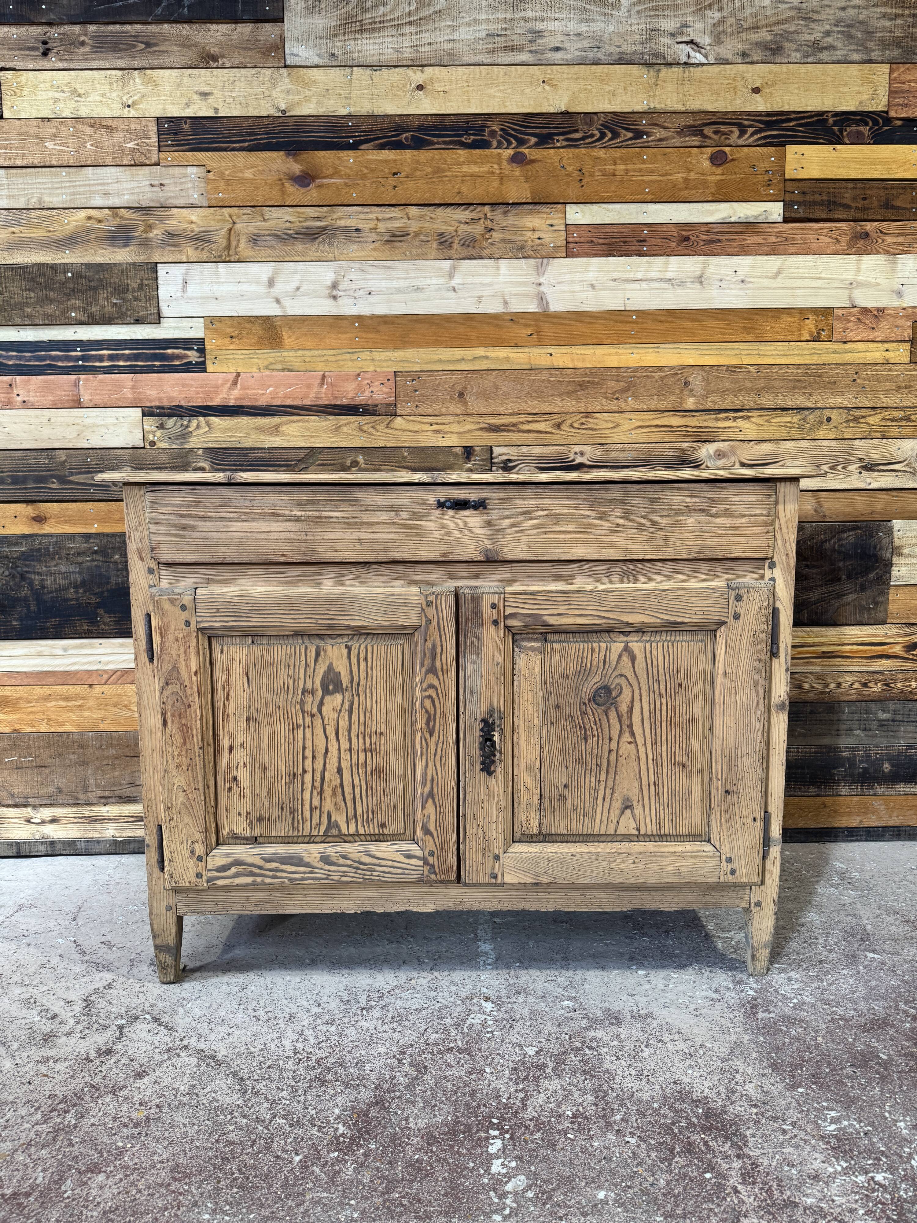 Old sideboard with 2 doors