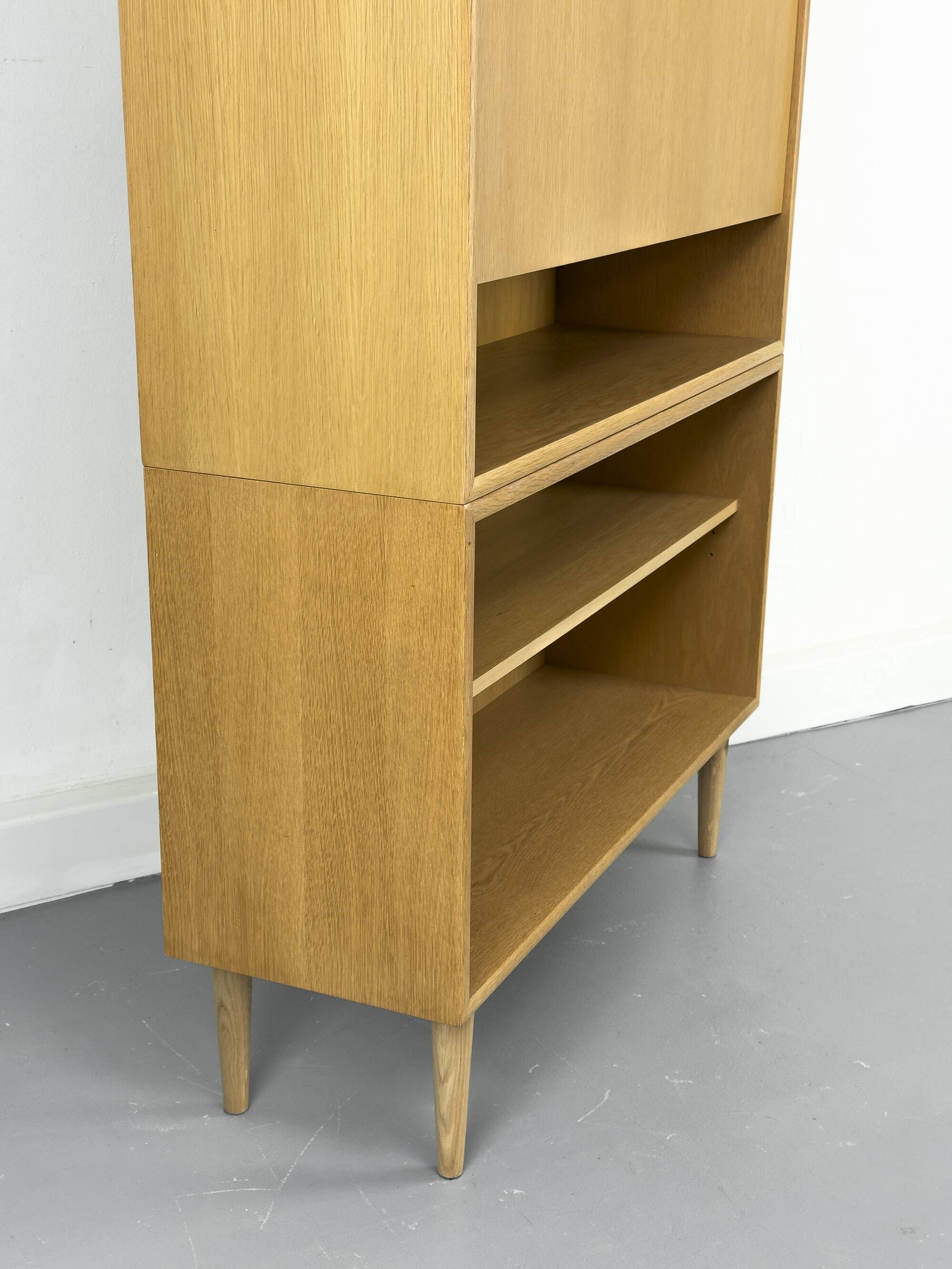 Cabinet en chêne de Wk Möbel, années 1970