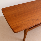 Scandinavian coffee table in teak