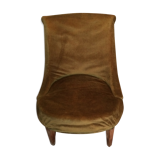 Yellow vlourchair chair