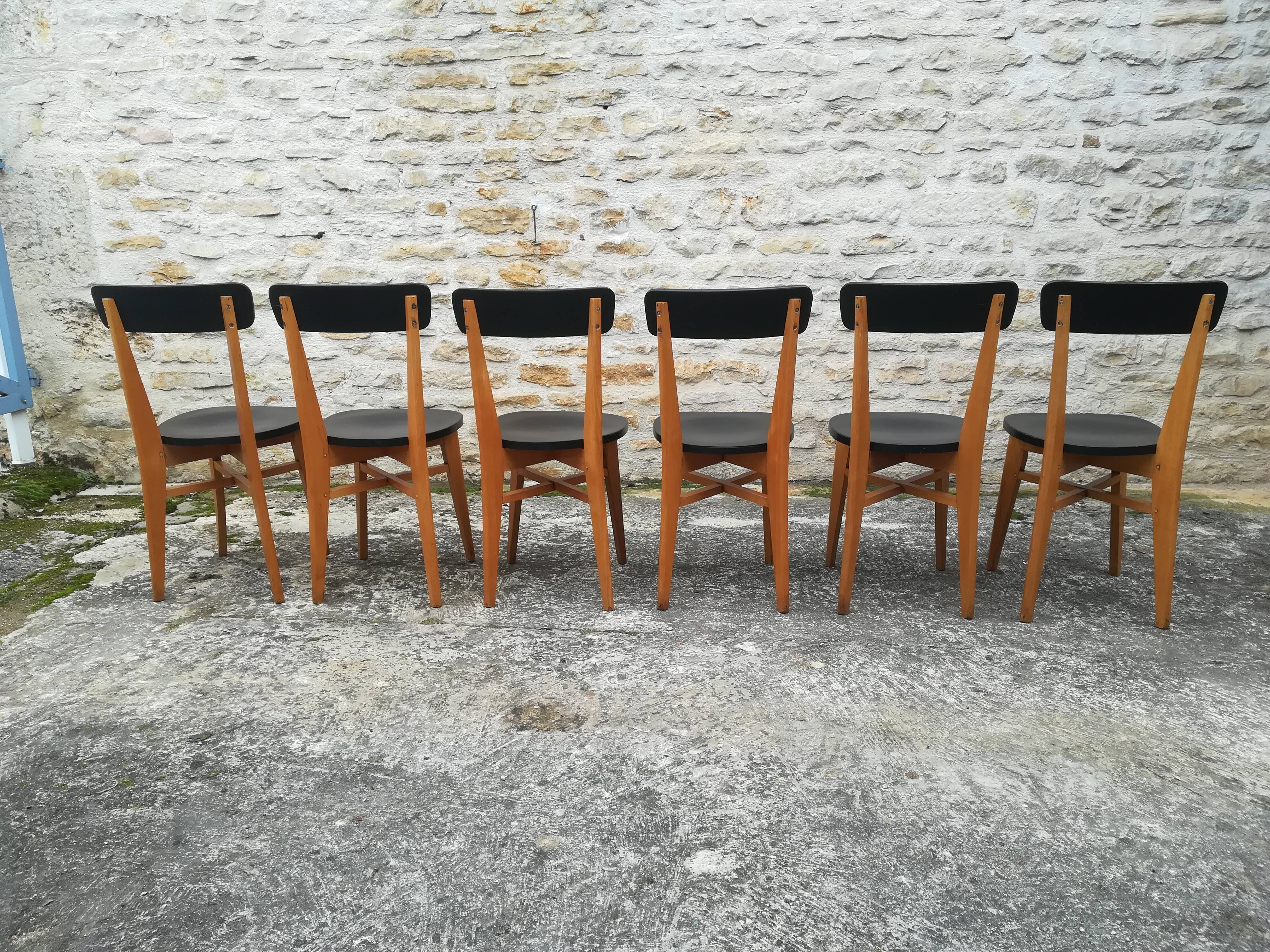 Set of 12 bistro chairs