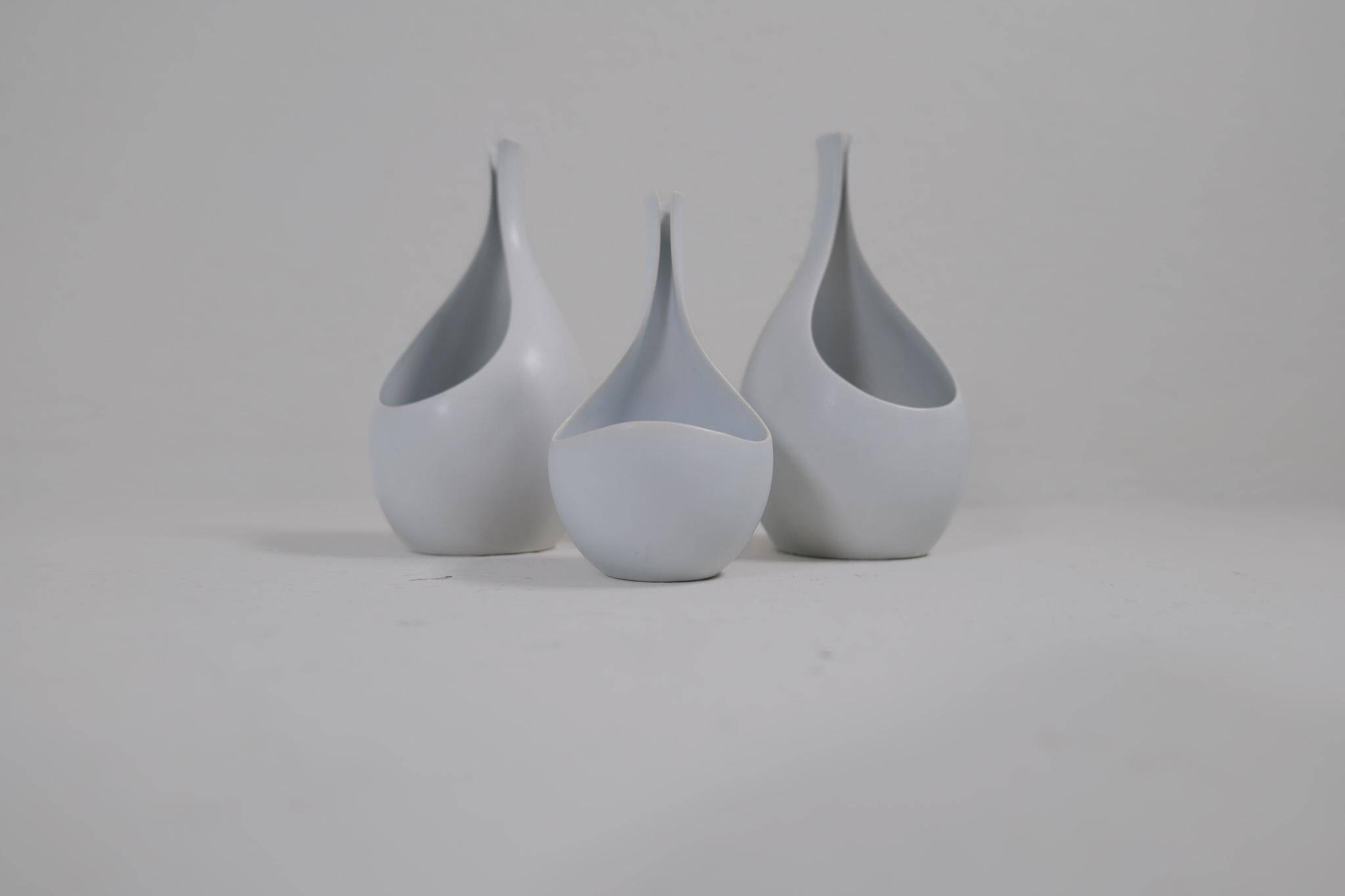 Céramiques du milieu du siècle de vases "Pungo" Stig Lindberg Gustavsberg, années 1950