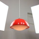Italian Space Age Pendant in Plexiglass and Chrome, 1970s