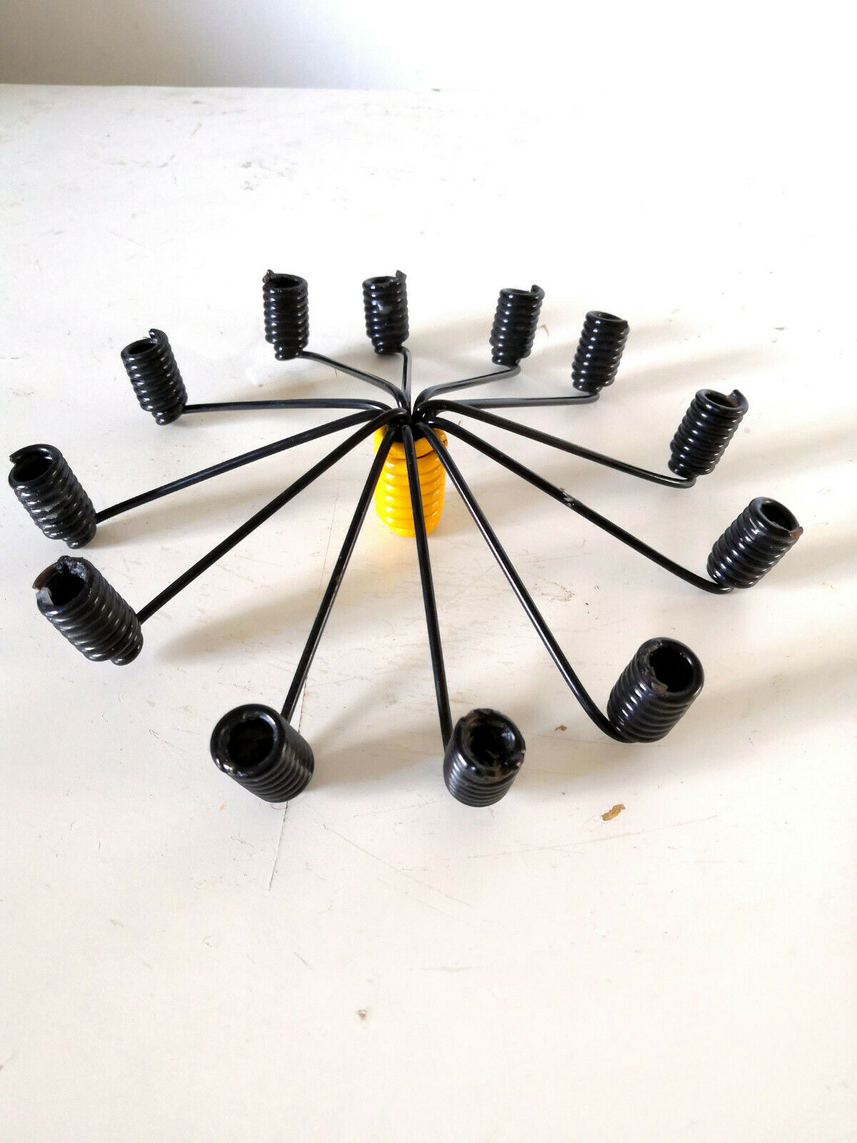 Spider style candleholder with 12 branches, design 50s
