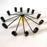 Spider style candleholder with 12 branches, design 50s
