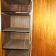 Vintage 2-door wardrobe from the 1950s with compass feet, easy assembly