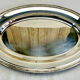 oval semi-hollow dish 45 cm silver-plated Gallia Christofle Malmaison