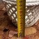 Vintage woven ceramic cache-pot
