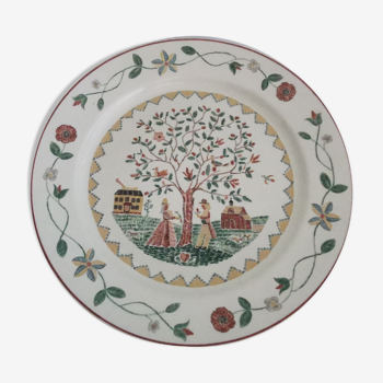Porcelain plate decor country Villeroy Boch