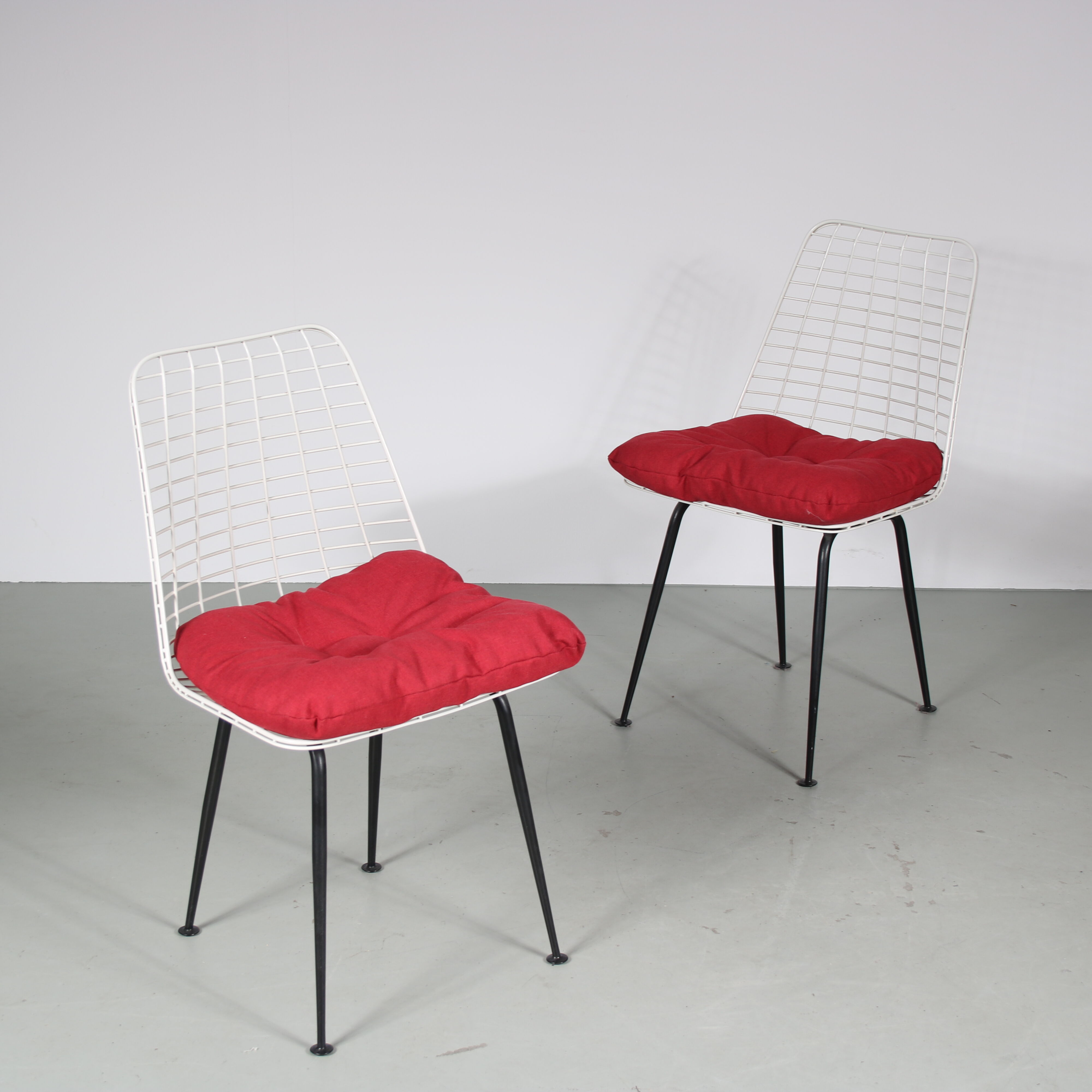 1960s Wire metal chairs by Flamingo, Netherlands