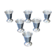 Ensemble de 6 gobelets en inox massif