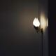 Fog & Mørup 2-Arm Brass and Opaline Glass Tulip Wall Lamp