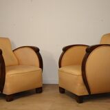 Pair of Art Deco armchairs – 1930s/40s