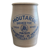 Old stoneware mustard pot