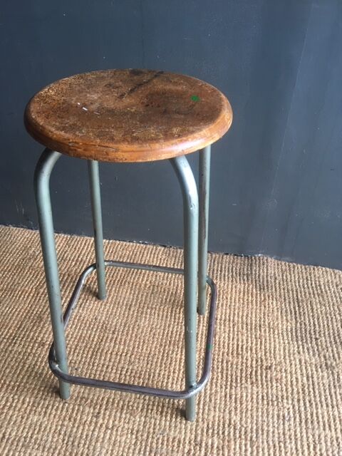 High workshop industrial stool