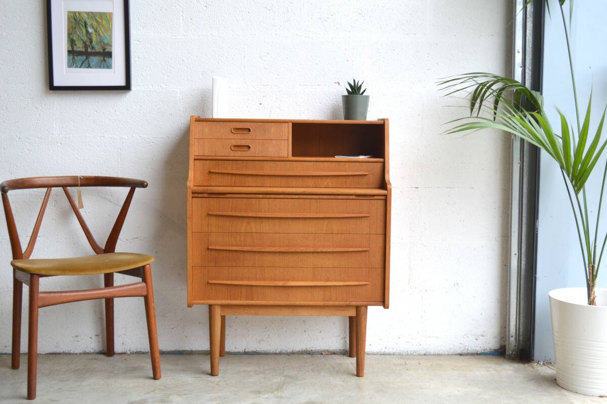 Danish teak secretary 76 cm