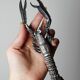 Crayfish/lobster handle, silver-plated metal, 1950s-1970s