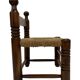 Vintage French wicker chair Charles Dudouyt Design