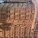 Rattan suitcase 70's