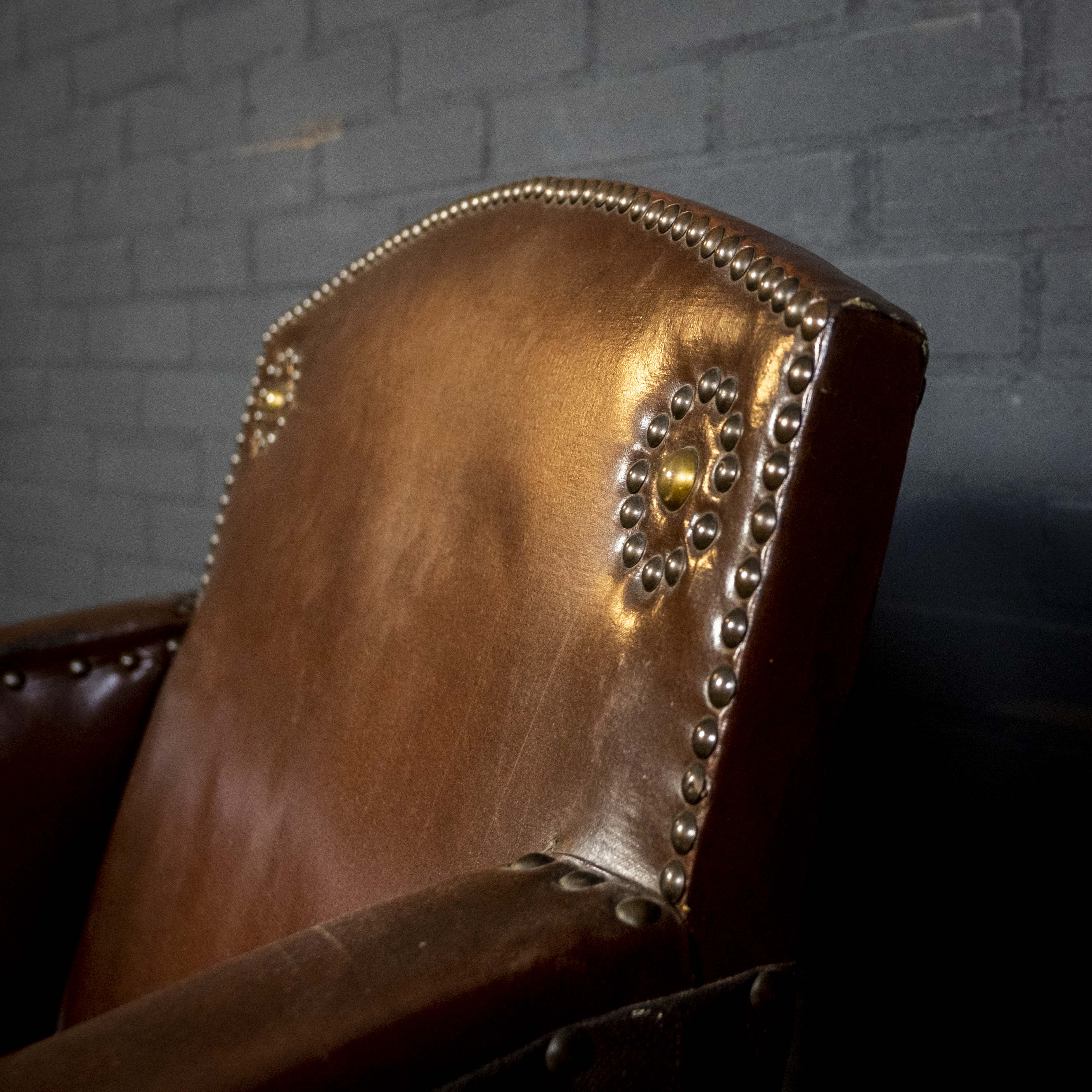 Antique club armchair