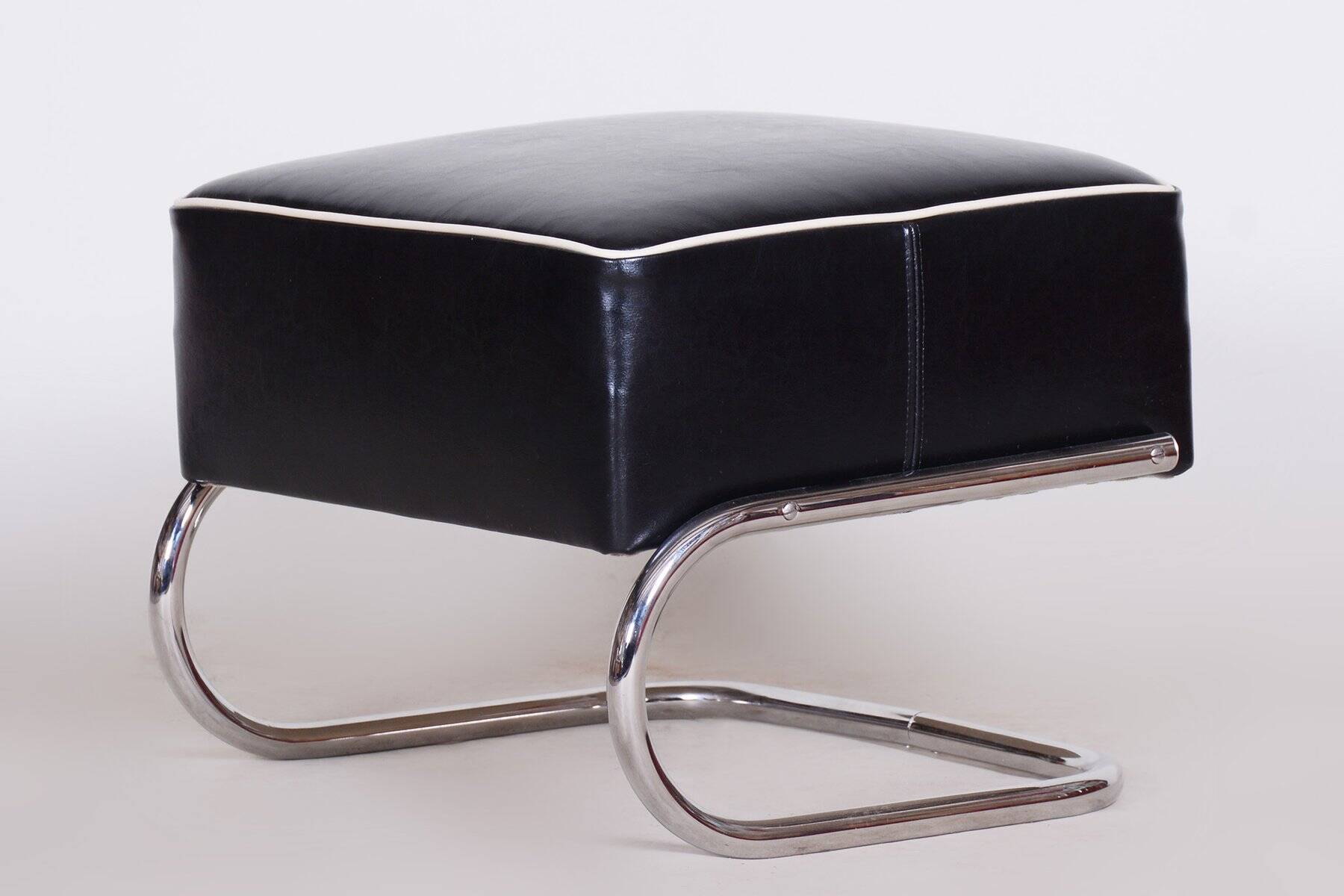 Bauhaus Foot Stool attributed to Robert Slezák, 1930s