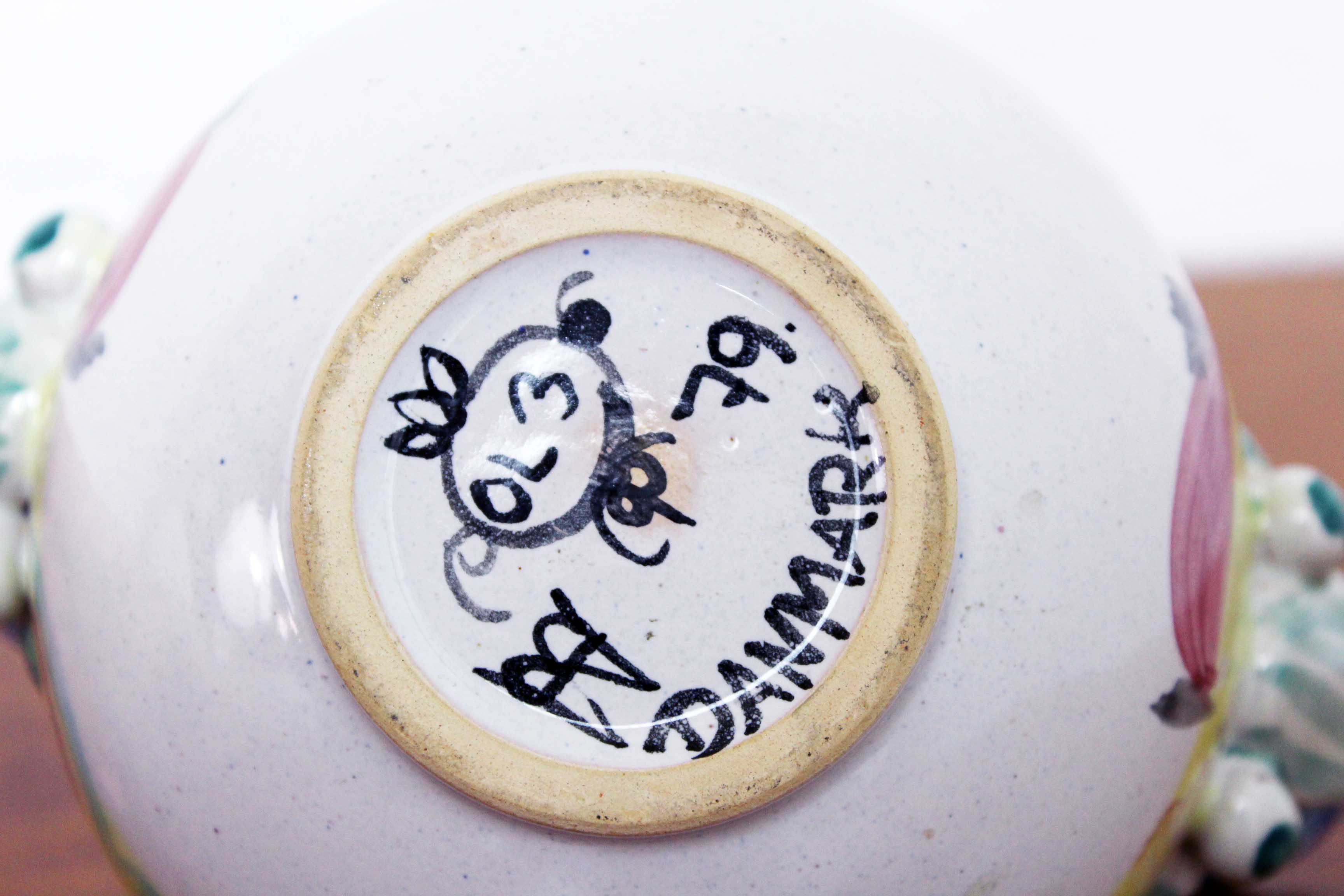 Candlestick and soliflore by Bjorn Wiinblad