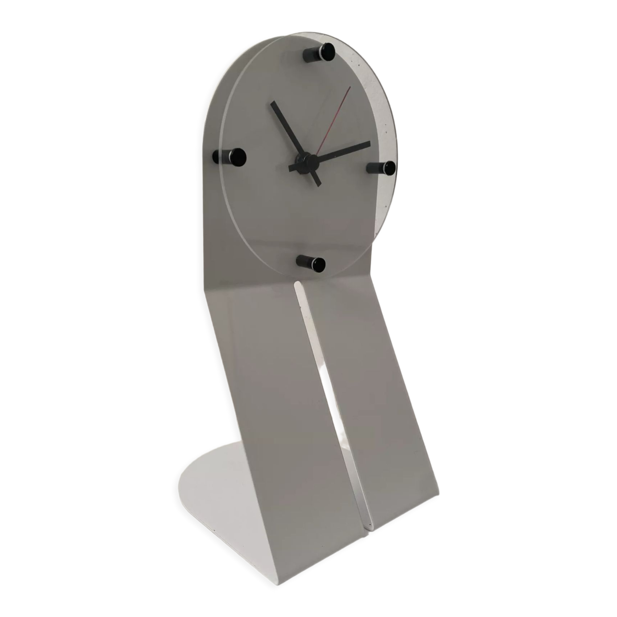 Clocky Clock desk clock, Seccose, Gaspare Cairoli, 1980