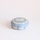 Wedgwood jasperware blue bonbonniere box, UK 1950s.