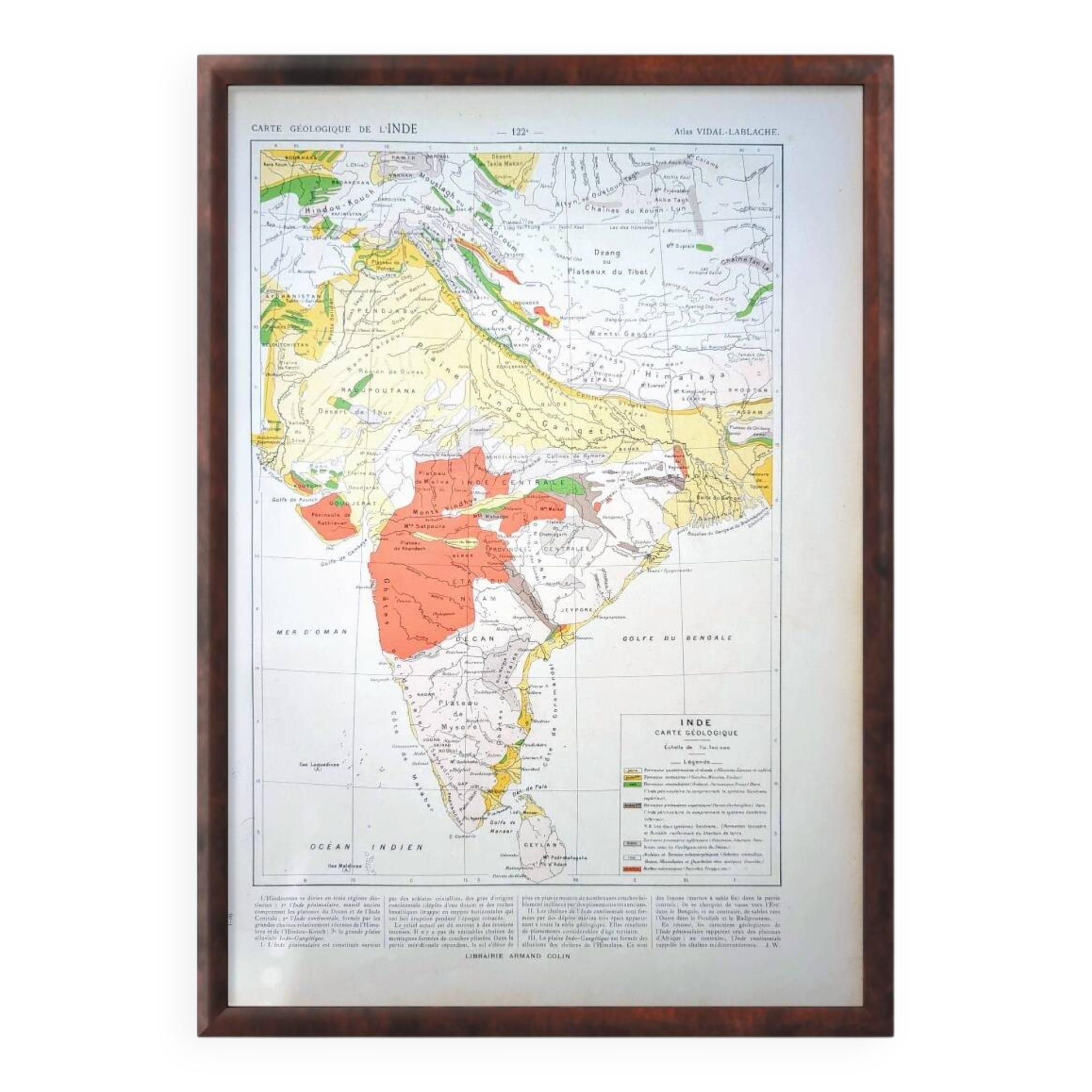 Printed in 1909, Geology of India.