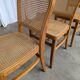 Set of 3 Vintage Wooden Dining Chairs with Cane Seat - Mid-Century Yugoslav