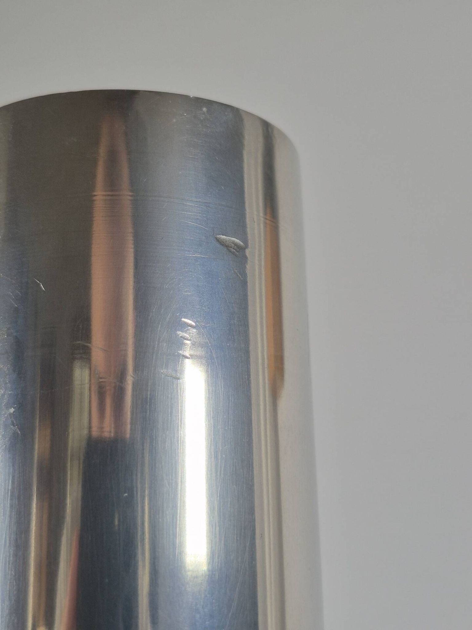 Early pewter vase by german designer Rolf Nestler 1998s