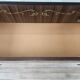 Mid Century Italian Dresser with Blue Glass Work and Four Drawers, 1960