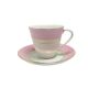 Ensemble tasse et soucoupe Karol, porcelaine, Chodzież, Pologne, années 1970.