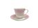 Karol cup and saucer set, porcelain, Chodzież, Poland, 1970s.