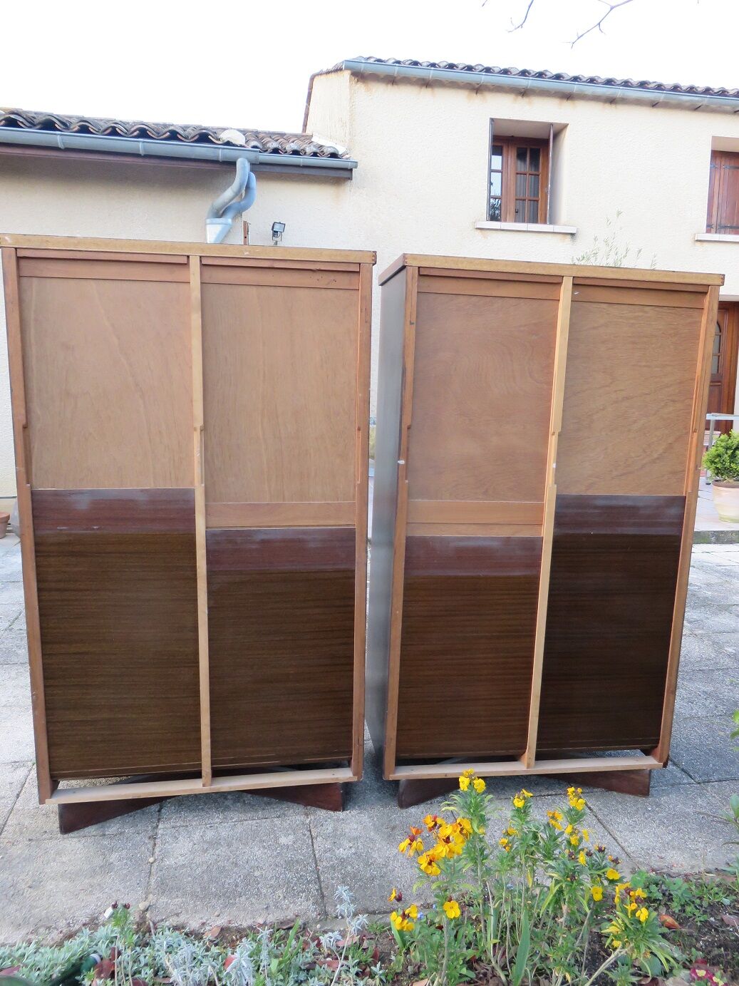 Pair of curtain burwood 50s binders