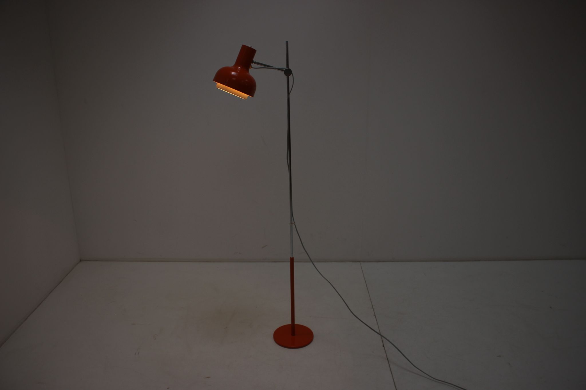 Lampadaire réglable du milieu du siècle, Napako, Josef Hurka, années 1960
