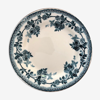 Plate Terre de Fer Paris blue