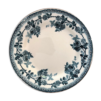 Plate Terre de Fer Paris blue