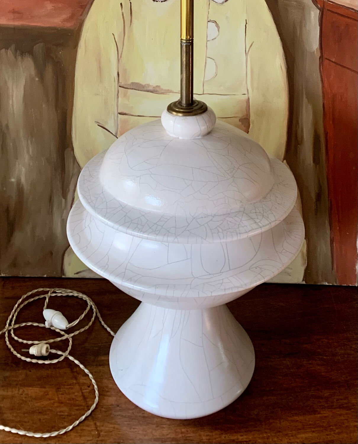 Ceramic lamp base