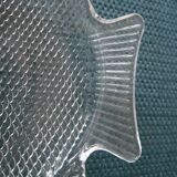 Plat en verre forme poisson