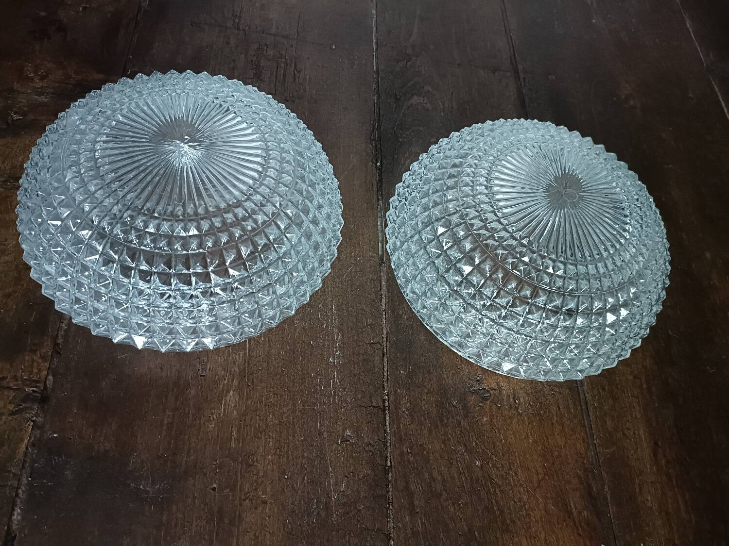 Pair of 1960s wall/ceiling lights