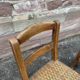 4 chaises bistrot 1930 Alsace