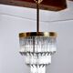 Lustre Venini 3 niveaux Italie 1970