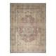 1970s Vintage Persian Handmade Wool Green Area Rug 285x390
