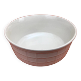 Glazed ceramic salad bowl