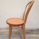 Pair of curved wooden bistro chairs