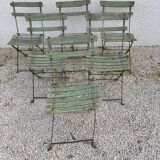 9 folding garden chairs